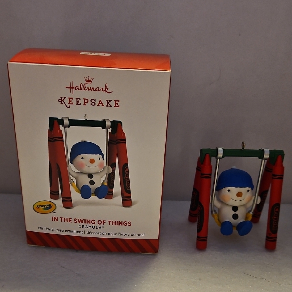 2014Hallmark Keepsake Crayola In The Swing Of Things Ornament